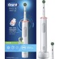 Oral-B PRO 3 3000 Cross Action White Edition Tandbørste Hvid Oral-B PRO 3 3000 Cross Action White Edition Tandbørste Hvid